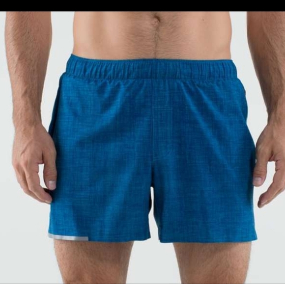 Lululemon Precise 10" Shorts Bomber Blue Athletic Shorts Size XL - Picture 1 of 6